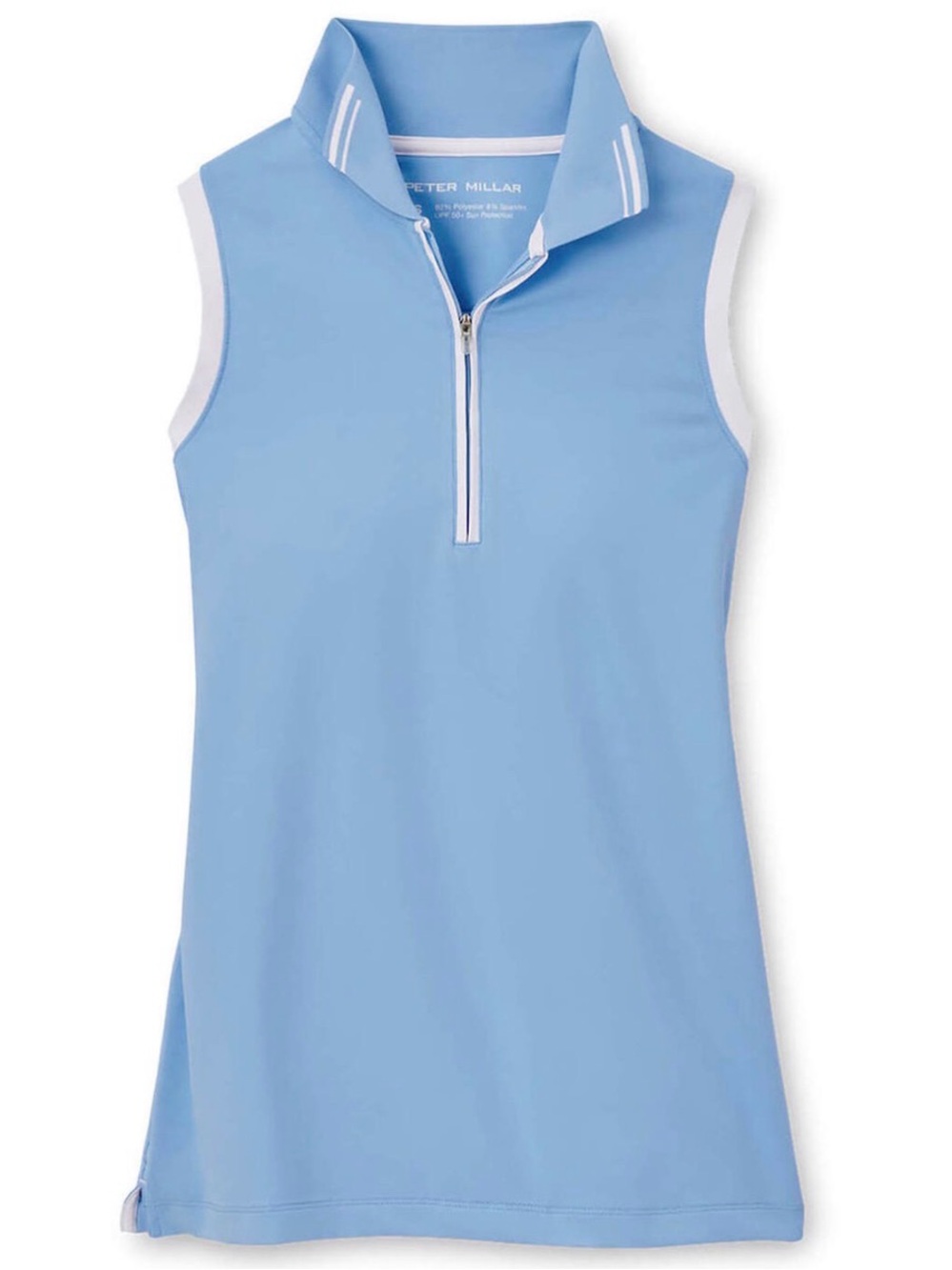 Peter Millar Women's Blue Chrissie Sleeveless Golf Polo